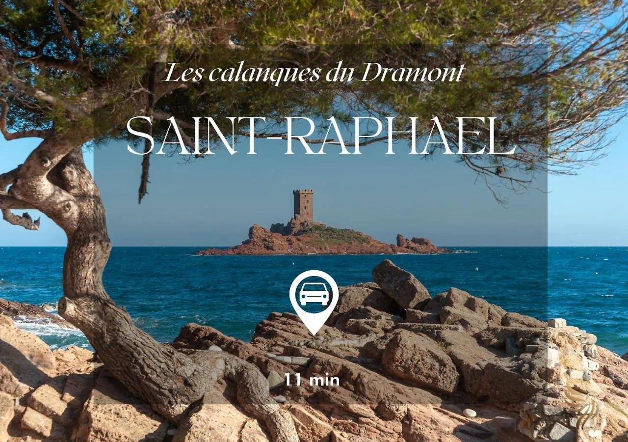 Villa Horizsky-6Pers- 3 Bedrooms -Piscine-Wifi - Capitalchic Service Saint-Raphael